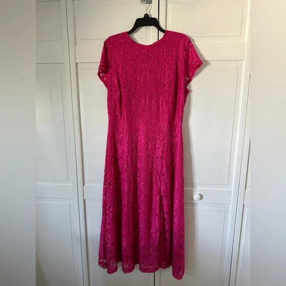 Alexia Admor | Dresses | Alexia Admor Riley Lace Dress Magenta | Poshmark